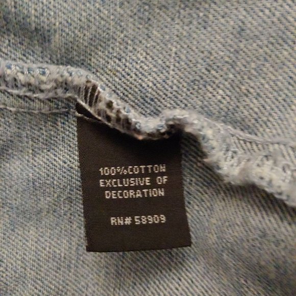 GB Not Your Girl brand jea denim jacket XS - Picture 13 of 16